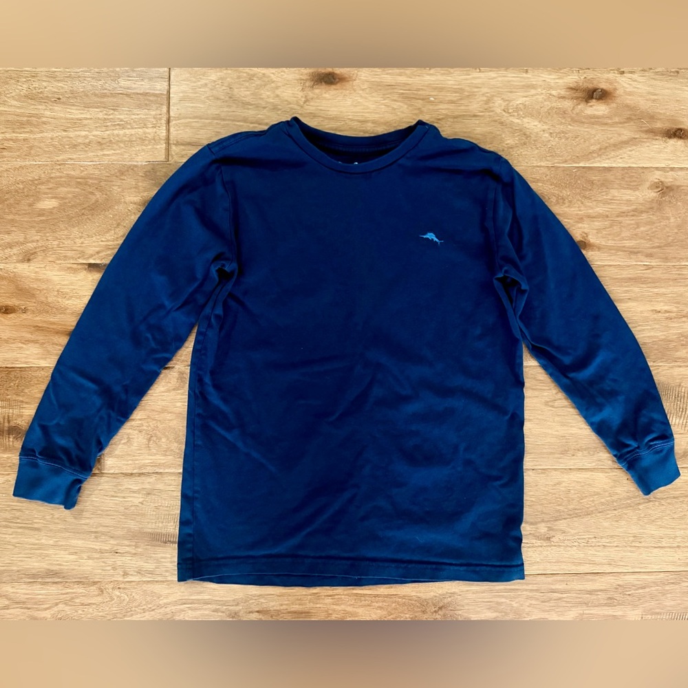 Tommy Bahama Navy Blue Long Sleeve Tee